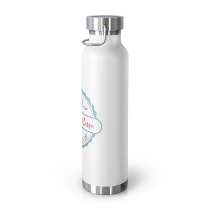 Cupid's Favorite Registered Nurse Not Aggressive. POWERFUL™️ Copper Vacuum Insulated Bottle, 22oz