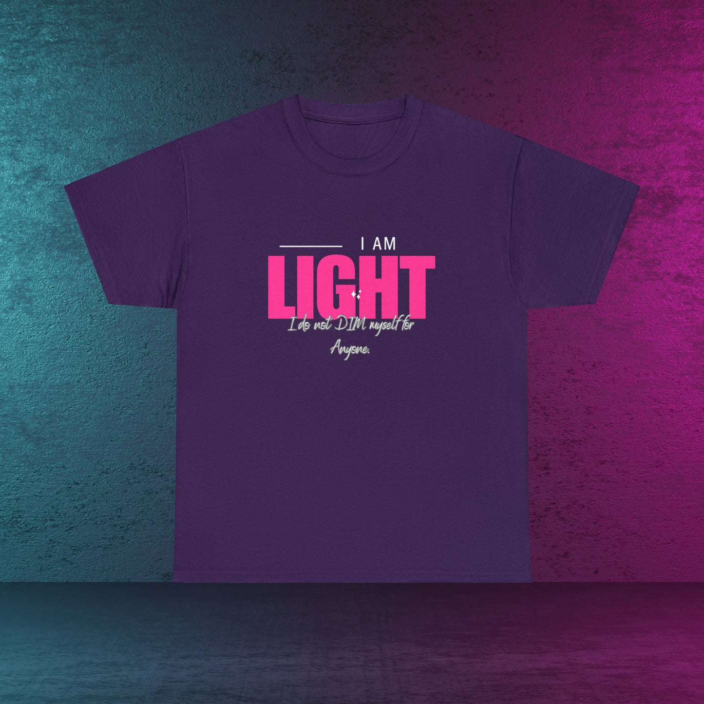 I AM and YOU ARE LIGHT Not Aggressive. POWERFUL™️ Unisex Heavy Cotton Tee