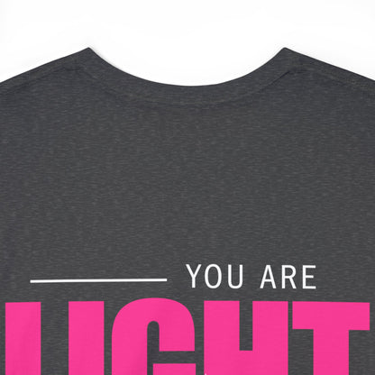 I AM and YOU ARE LIGHT Not Aggressive. POWERFUL™️ Unisex Heavy Cotton Tee