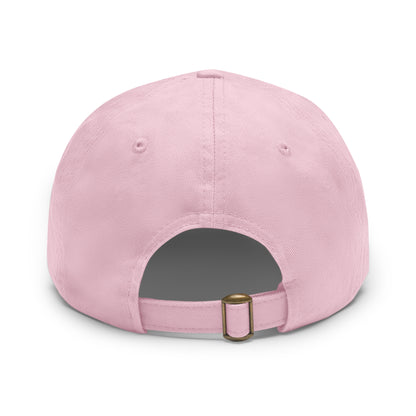 Not Aggressive. POWERFUL™️  Hat with Leather Patch (Rectangle)