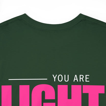 I AM and YOU ARE LIGHT Not Aggressive. POWERFUL™️ Unisex Heavy Cotton Tee