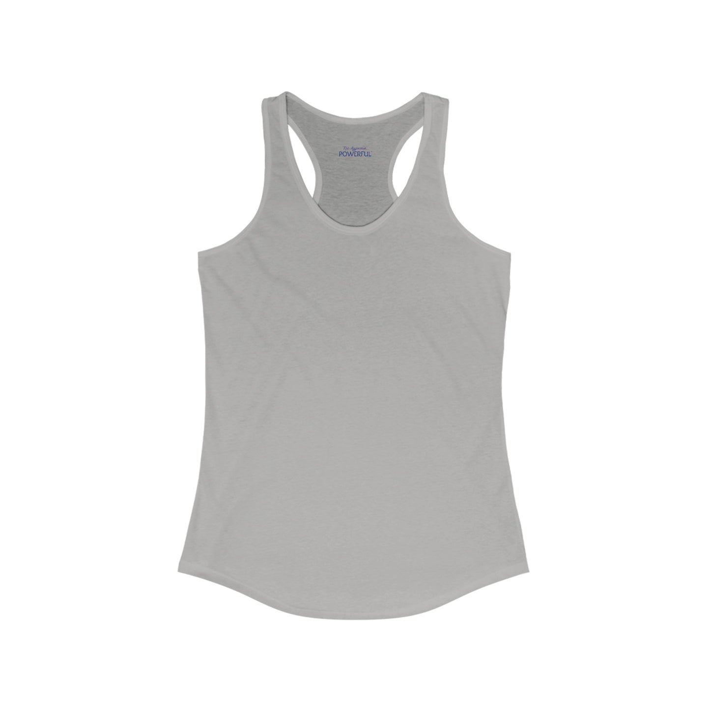 Pain does not equal suffering Women's Ideal Racerback Tank by Not Aggressive. Powerful TM