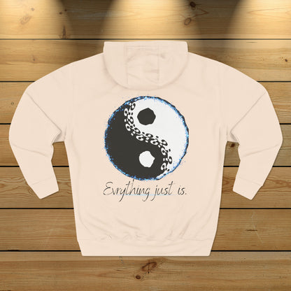 Everything just is. Not Aggressive. POWERFUL™️ Yin Yang Unisex Premium Pullover Hoodie