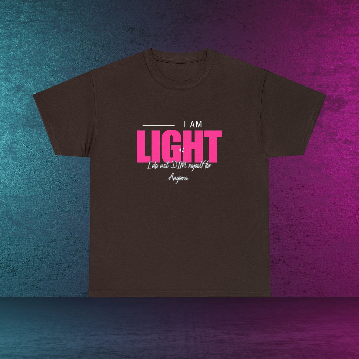 I AM and YOU ARE LIGHT Not Aggressive. POWERFUL™️ Unisex Heavy Cotton Tee