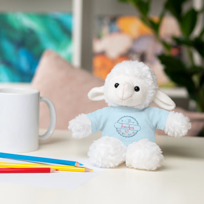 Cupid's favorite- Teacher Not Aggressive. POWERFUL™️ Stuffed Animals with Tee