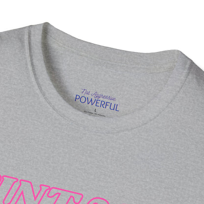 Vintage Not Aggressive. POWERFUL™️ Not Aggressive. POWERFUL™️ Unisex Softstyle T-Shirt Eurofit