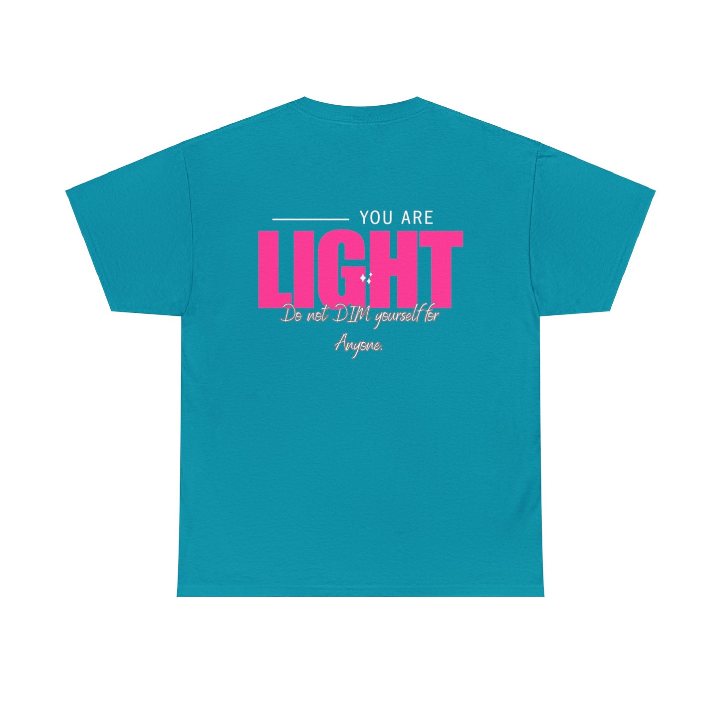 I AM and YOU ARE LIGHT Not Aggressive. POWERFUL™️ Unisex Heavy Cotton Tee