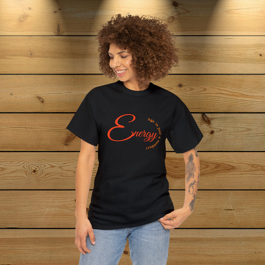 Energy Not Aggressive. POWERFUL™️ Unisex Heavy Cotton Tee