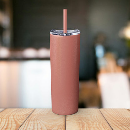 Not Aggressive. POWERFUL™️ Tumbler with Straw, 20oz