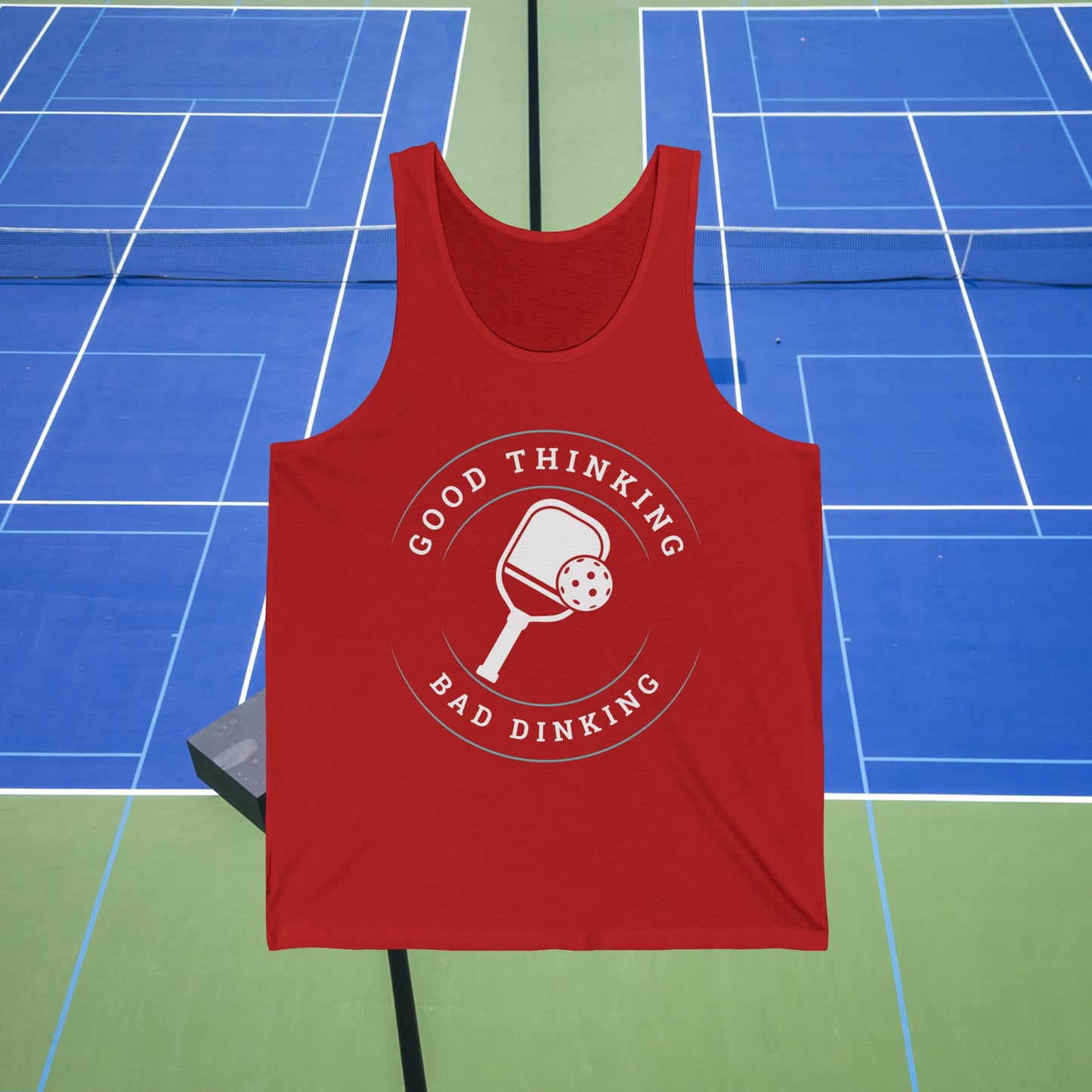 Good thinking, bad dinking Unisex Jersey Tank