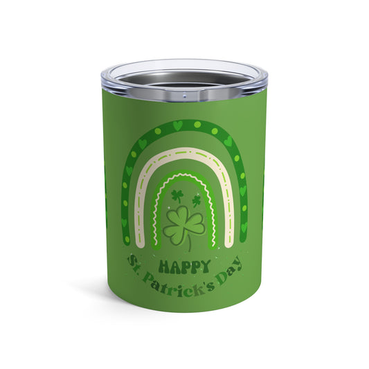 Happy St. Patrick"s Day Not Aggressive. POWERFUL™️ Tumbler 10oz