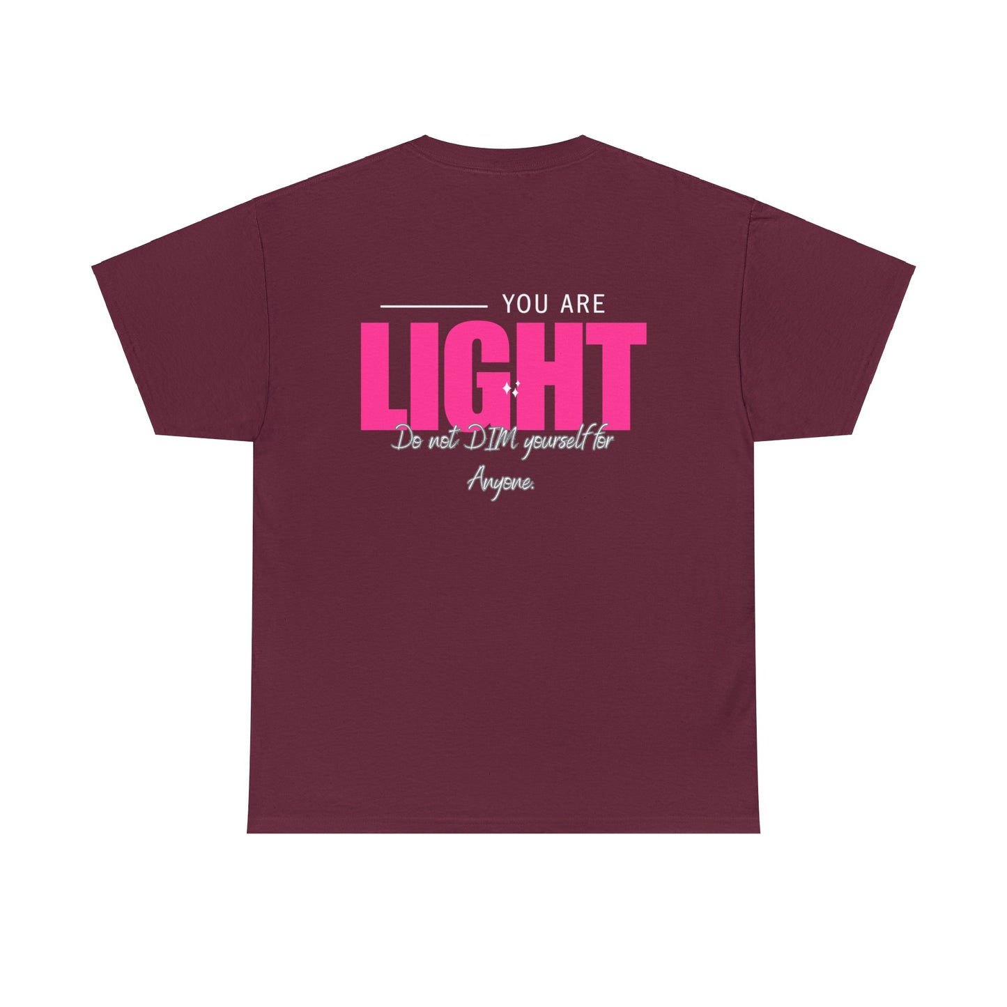 I AM and YOU ARE LIGHT Not Aggressive. POWERFUL™️ Unisex Heavy Cotton Tee