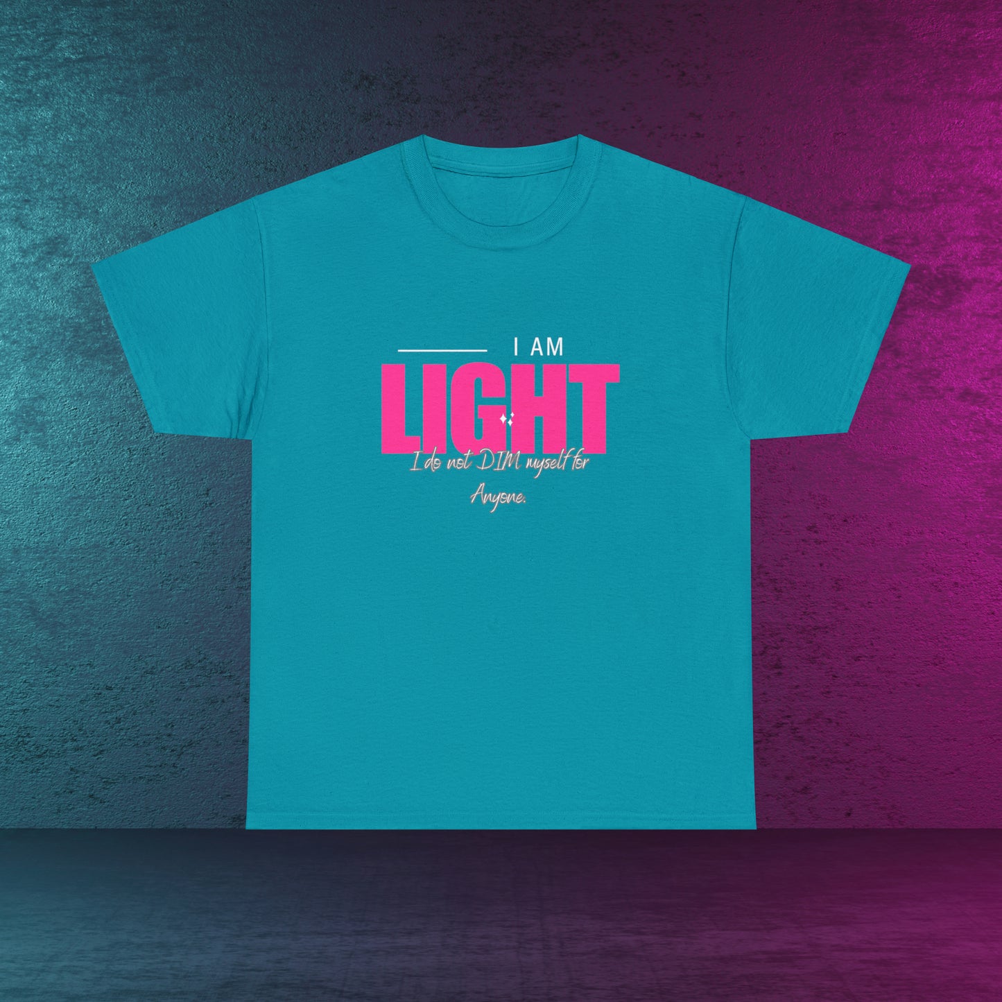 I AM and YOU ARE LIGHT Not Aggressive. POWERFUL™️ Unisex Heavy Cotton Tee