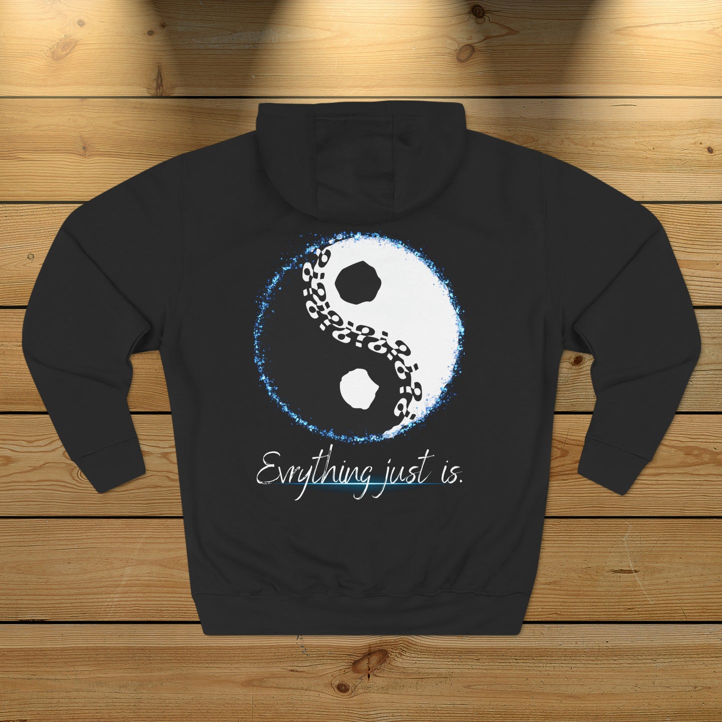 Everything just is. Not Aggressive. POWERFUL™️ Yin Yang Unisex Premium Pullover Hoodie