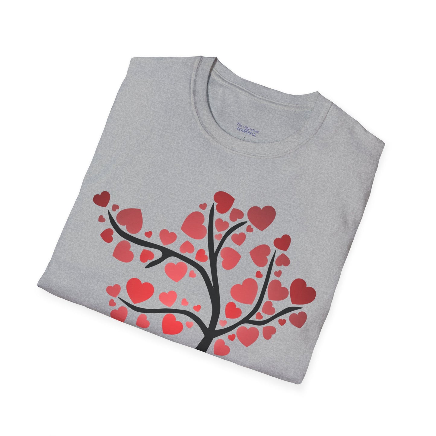 Tree of life. Grow with love Not Aggressive. POWERFUL™️ Unisex Softstyle T-Shirt