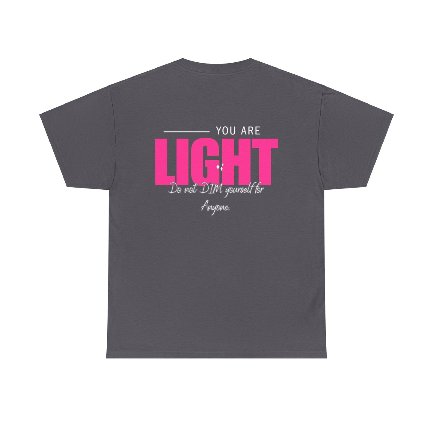 I AM and YOU ARE LIGHT Not Aggressive. POWERFUL™️ Unisex Heavy Cotton Tee