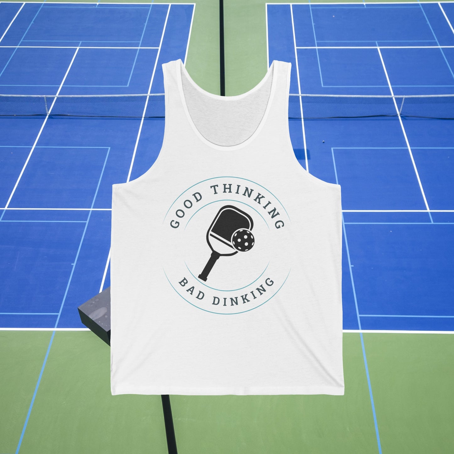 Good thinking, bad dinking Unisex Jersey Tank