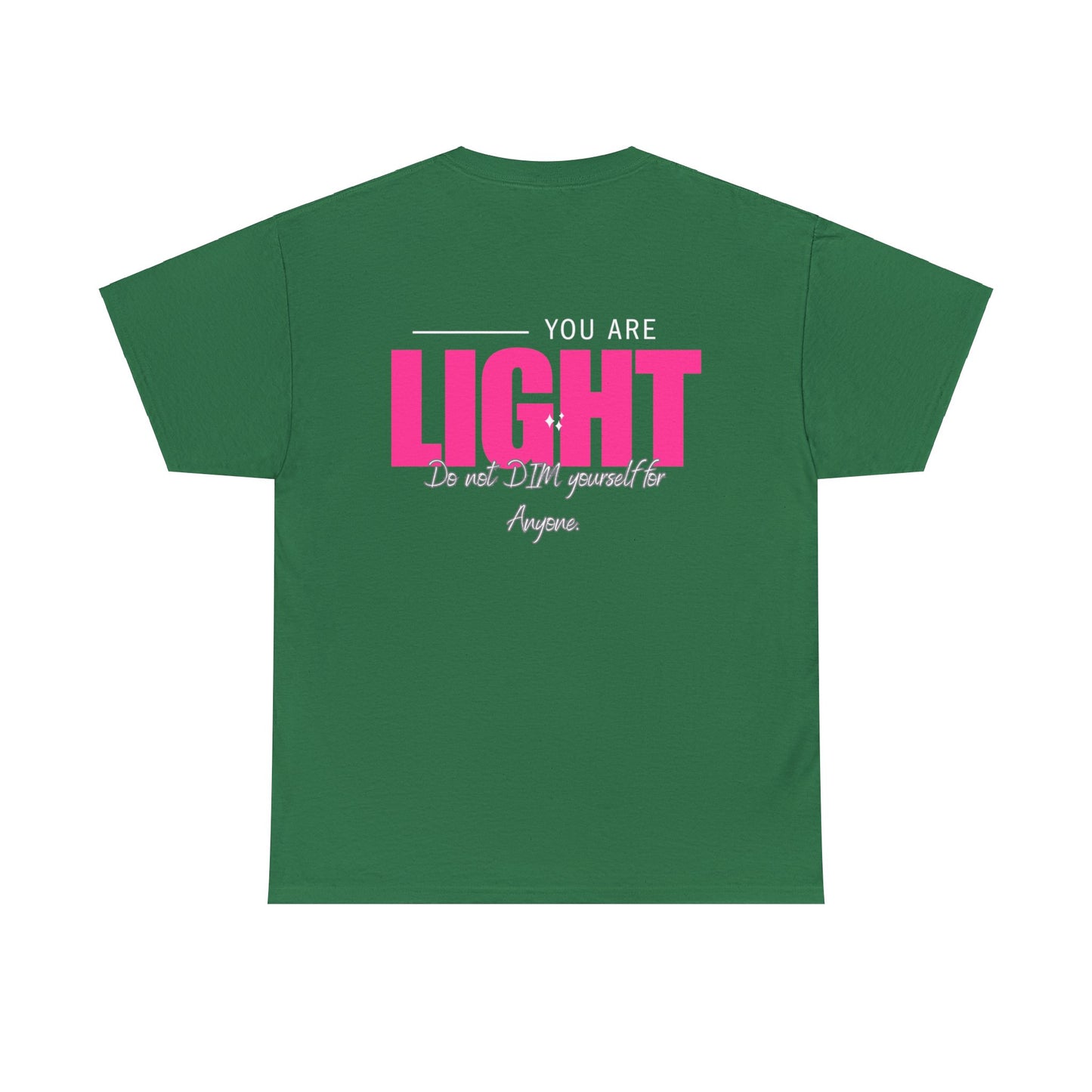 I AM and YOU ARE LIGHT Not Aggressive. POWERFUL™️ Unisex Heavy Cotton Tee